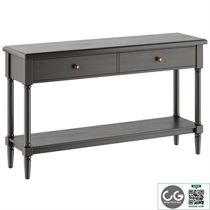 Console with drawers and shelf BLUES