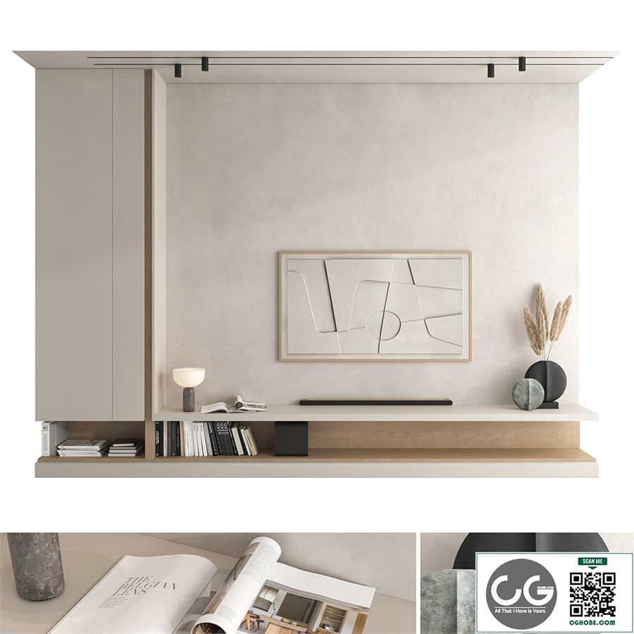 TV wall set 43