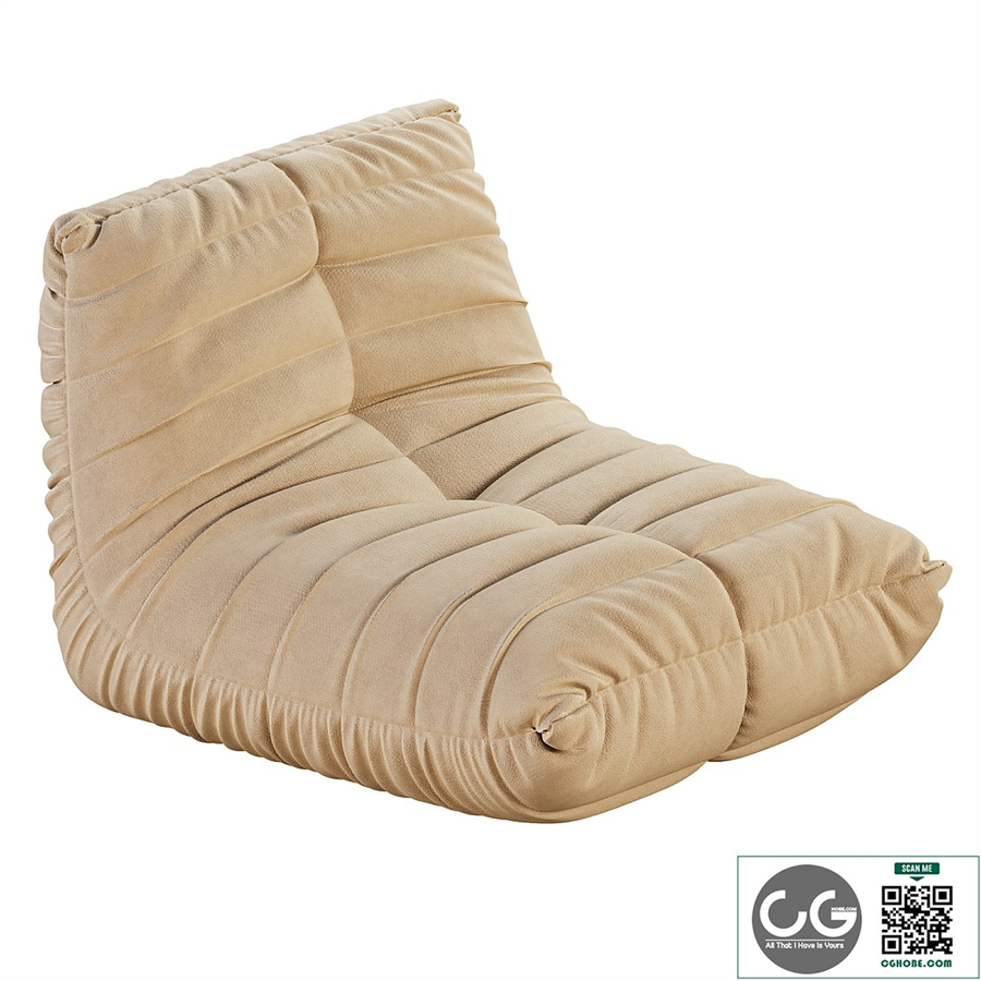 Ligne Roset by Michel Ducaroy Togo Aubergine Armchair