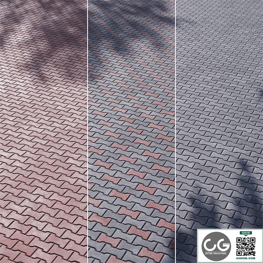 Paving Concrete Set 02