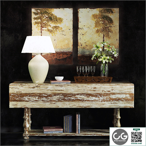 Hooker Furniture Living Room Wakefield Drop Leaf Table