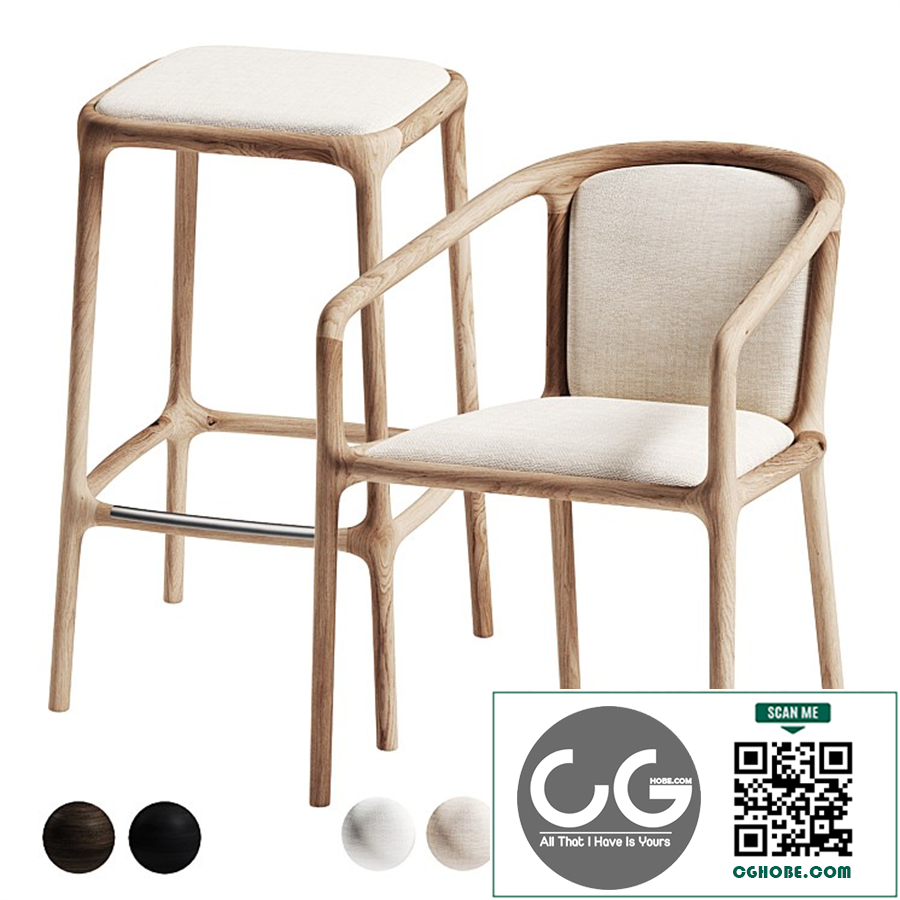 Bar and dining chair from KARIMOKU CASE STUDY