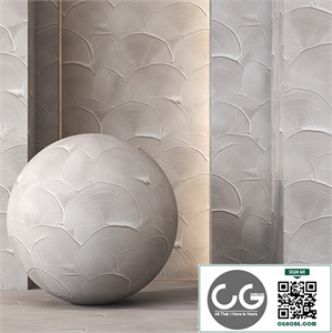 Decorative Plaster Wall Texture 4K - Seamless
