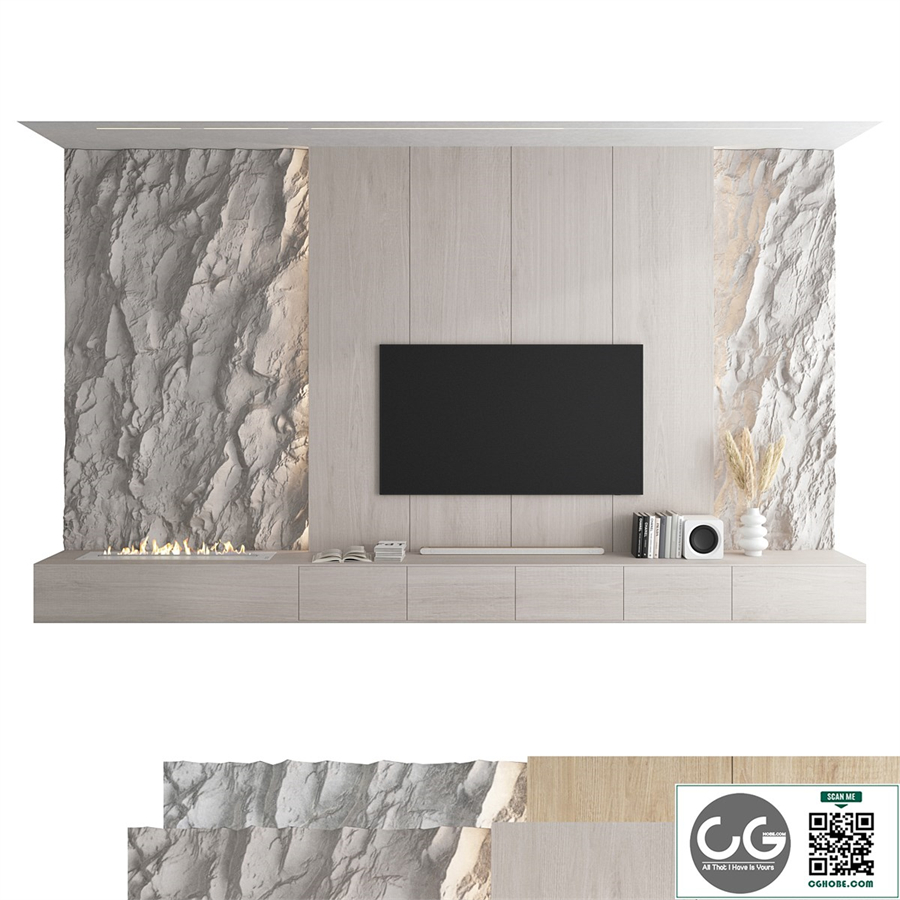 TV wall set 49