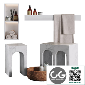 Decorative bathroom set Antonio Lupi Design