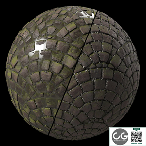 Pavement Materials 35- Paving By Gravel and Mud | Pbr 4k Seamless
