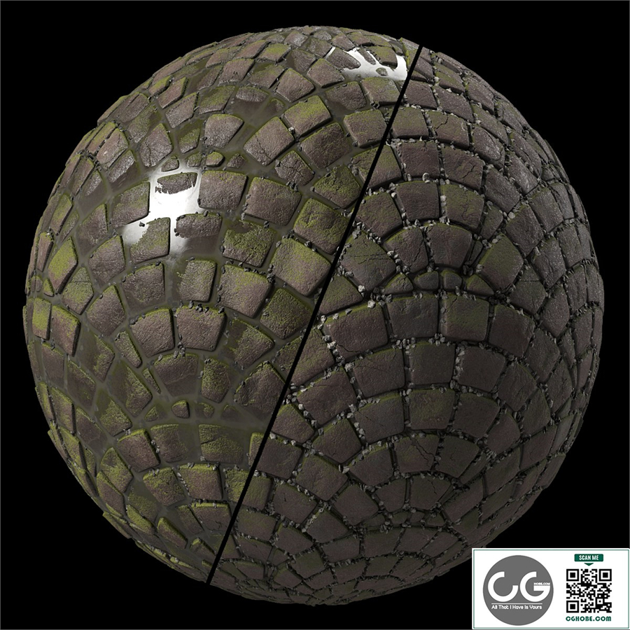 Pavement Materials 35- Paving By Gravel and Mud | Pbr 4k Seamless