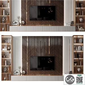 Plywood Tv Shelf KTV078