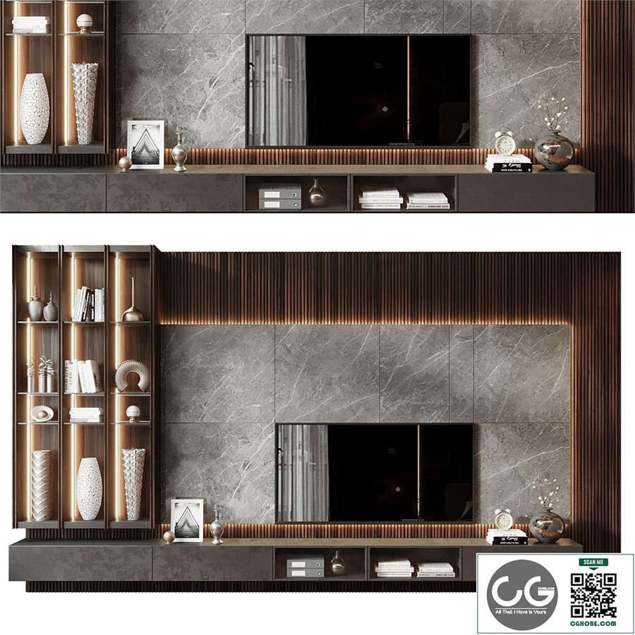 TV shelf 0657