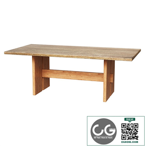 Dining table FALLS TRAVERTINE DINING TABLE