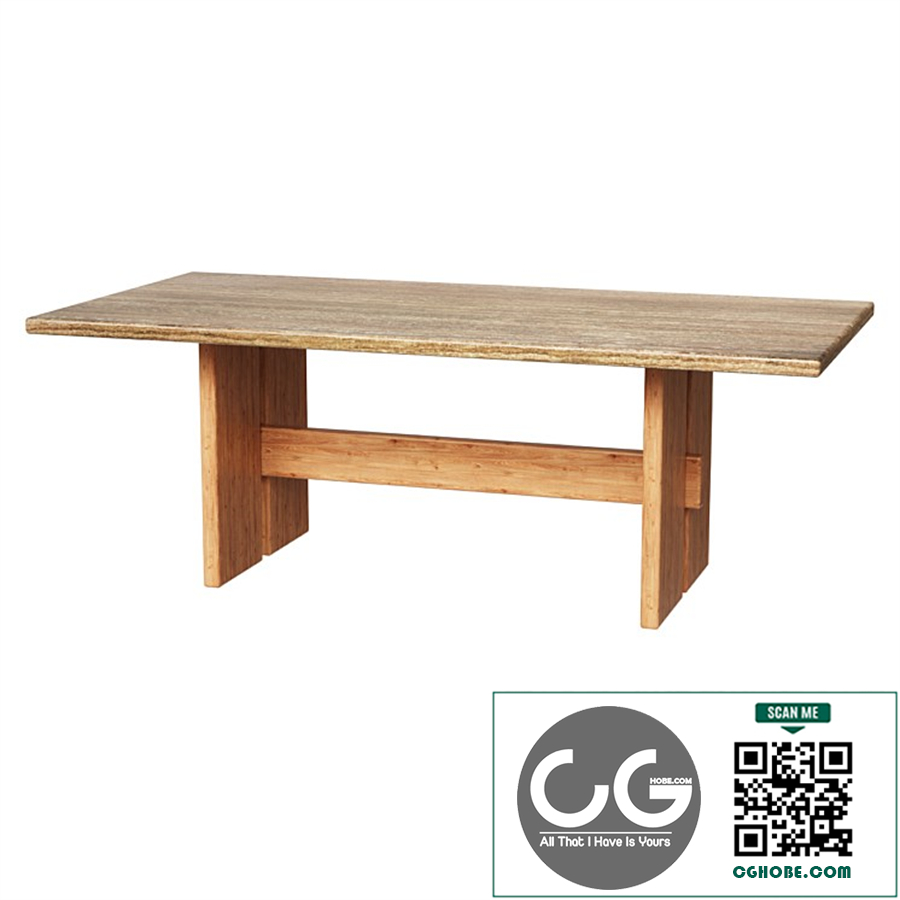 Dining table FALLS TRAVERTINE DINING TABLE