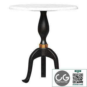 Dining table REIGN SMALL ROUND MARBLE DINING TABLE