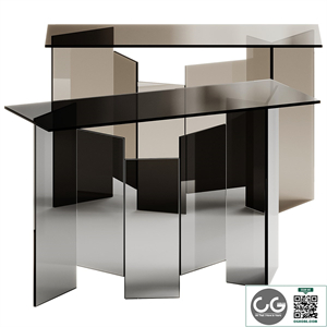 Tonelli Design METROPOLIS Rectangular console table