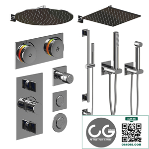 THG Icon-X Shower faucets.