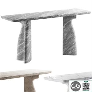 377 Collection Particulière CHESS console table by Mathieu Delacroix