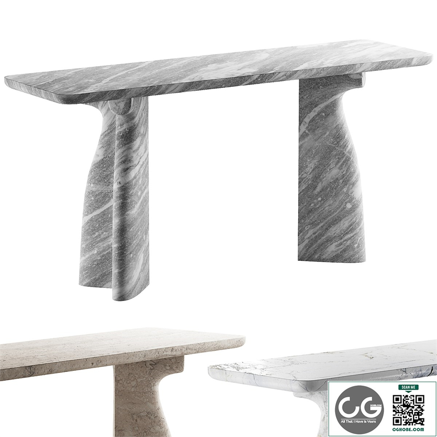 377 Collection Particulière CHESS console table by Mathieu Delacroix