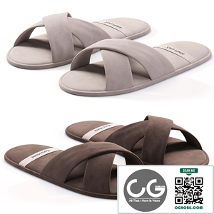 Slippers with open toe
