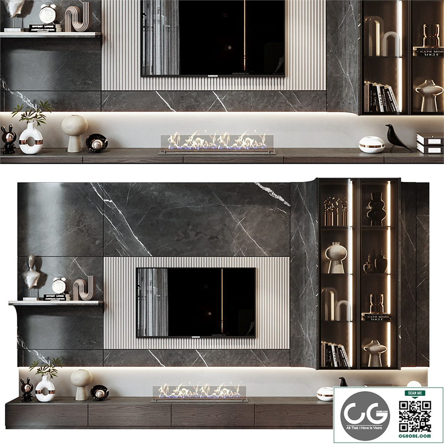 TV shelf 0663