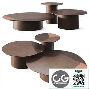 Gallotti & Radice Re-Verre Coffee Tables
