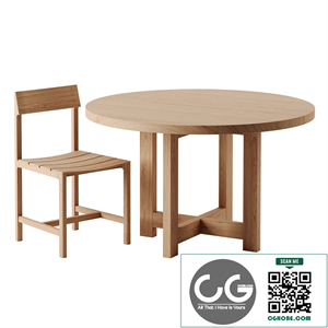 TABLE 02 and CHAIR 04 by Vincent Van Duysen for ZARA HOME