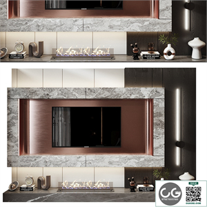 TV shelf 0665