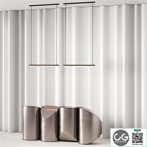 381 office furniture 19 reception desk 14 sculptural metal with wave wall