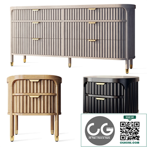 Chest of drawers bedside table Ardes Group