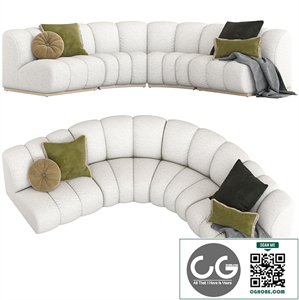 CastleRy Marlow Performance Boucle Sofa Corner