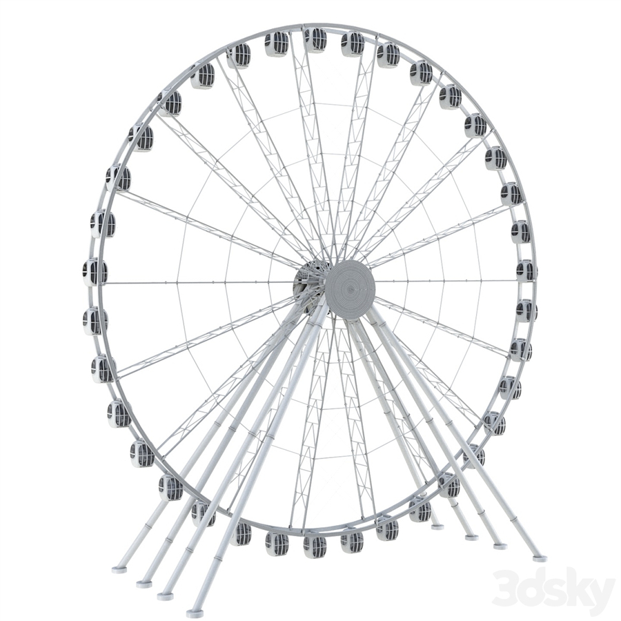 Ferris wheel 55 meters