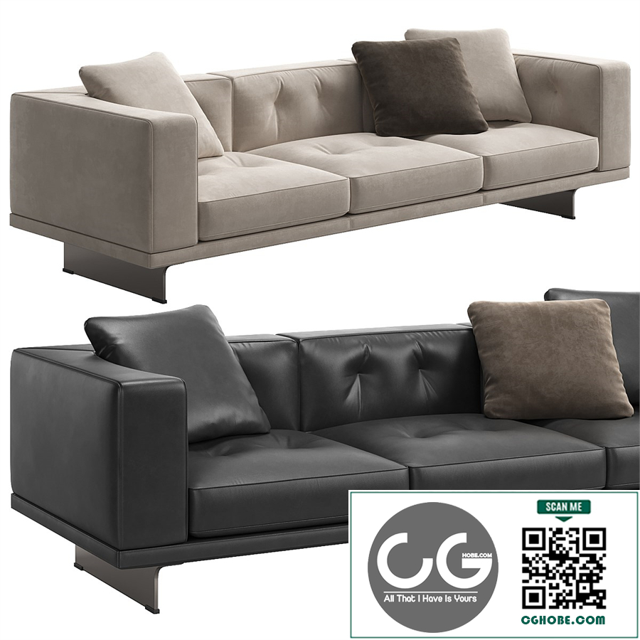 Sofa Dylan Small by Minotti