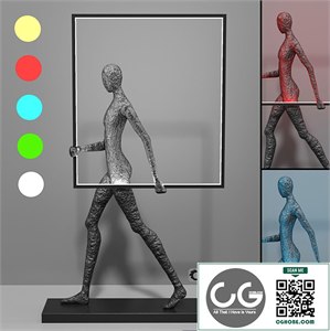 figure table lamp