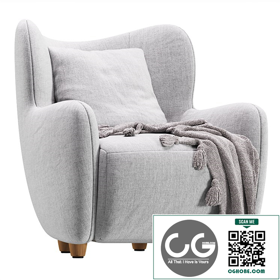 Jodie Wing Chair by West Elm