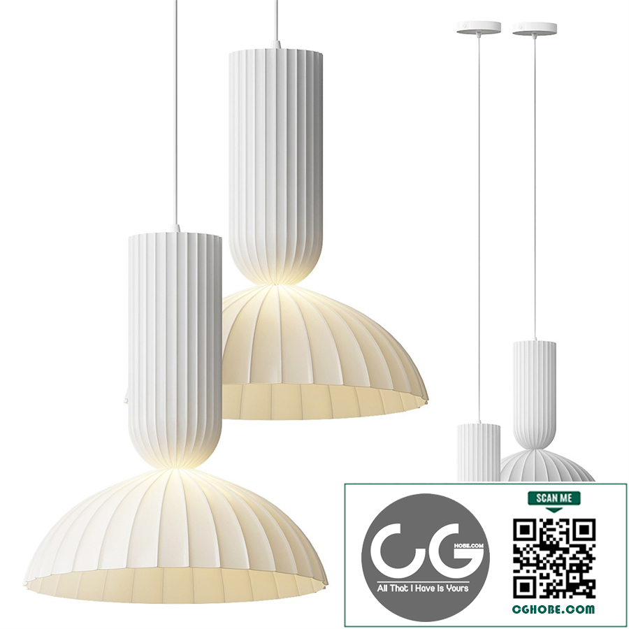 JEANNE FLUTED PENDANT LIGHT