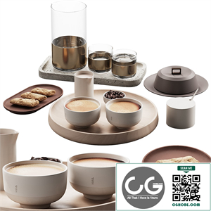 432 eat and drinks decor set 10 coffee & water carafe kit serving 01