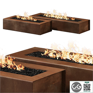 Robata Corten Firepit by Paloform