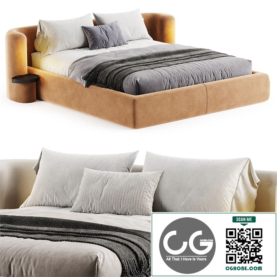  CLARA Bed By BAXTER