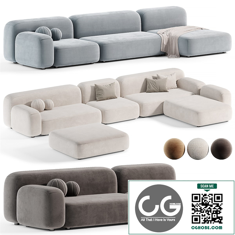 Modular Sofa Ribble-3 by Divan, Modular Sofa Ribble-3