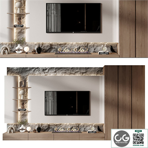 TV shelf 0684
