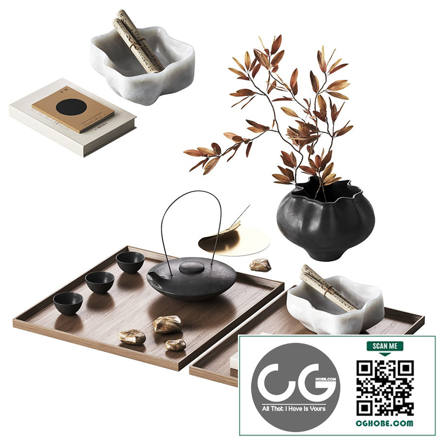 Japandi decorative set 2