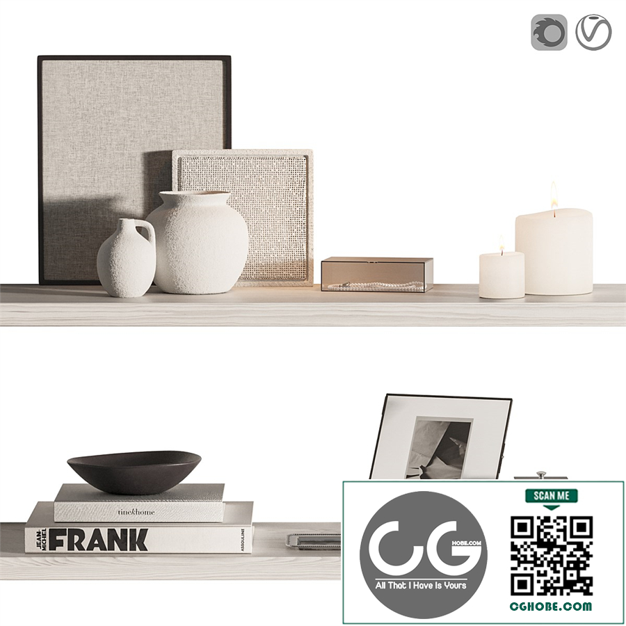 Set of decorative items Zara Home