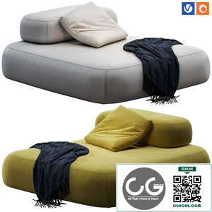 Bubble Rock sofa by Living Divani