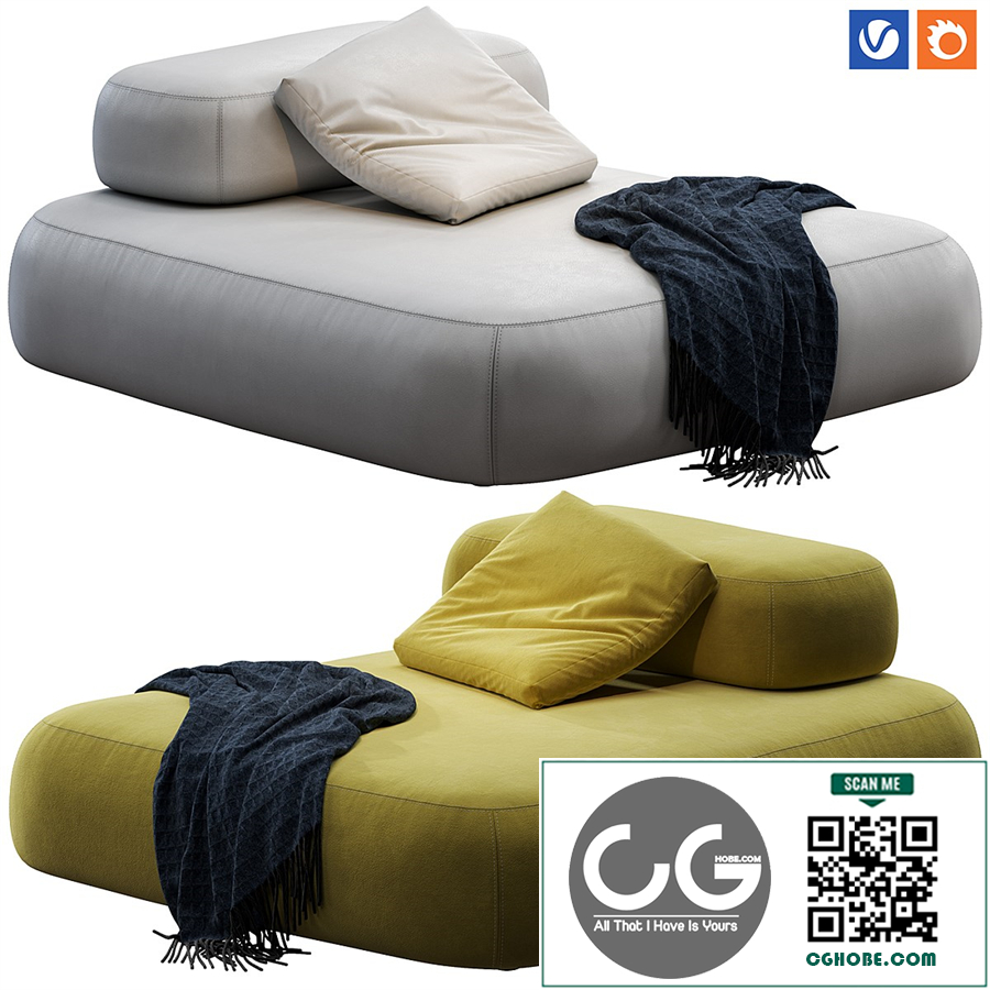 Bubble Rock sofa by Living Divani