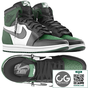air jordan 1 retro high pine green
