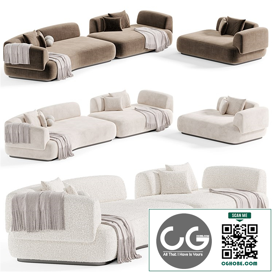 SOFA CABRERA Modern Modular Sofa By Eichholtz