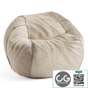 Beanbag Large Canvas sand