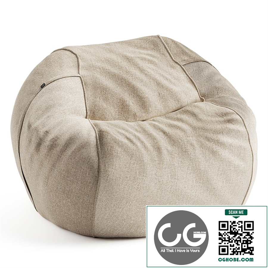 Beanbag Large Canvas sand