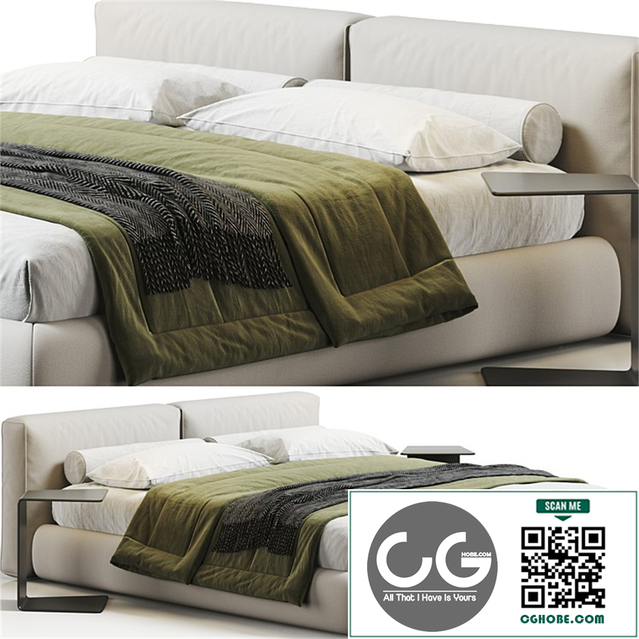 Amos Boucle Bed