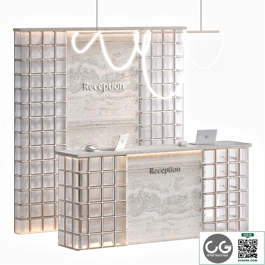 Glass block reception 2