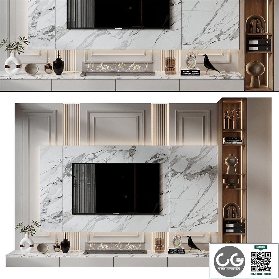 TV shelf 0769