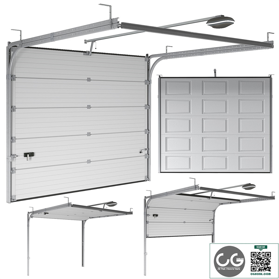 Sectional garage doors